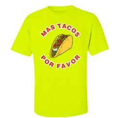 Unisex Ultra Cotton Safety Neon Crewneck Tee