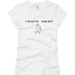 Ladies Slim Fit Basic Promo Jersey Tee