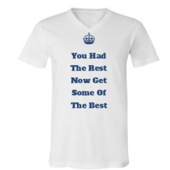 Unisex V-Neck Jersey Tee