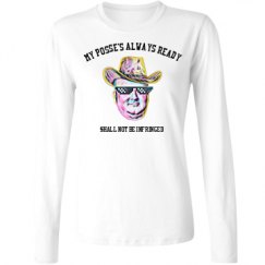 Ladies Relaxed Fit Basic Long Sleeve Tee