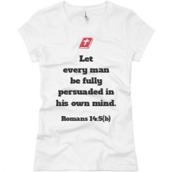 Ladies Slim Fit Basic Promo Jersey Tee