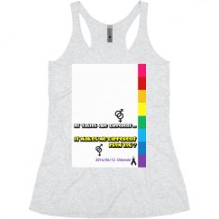 Ladies Slim Fit Super Soft Racerback Triblend Tank