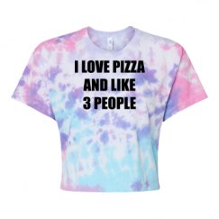 Women's Tie Dye Crop Top Tee