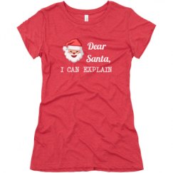 Ladies Slim Fit Super Soft Triblend Tee