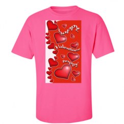 Unisex Ultra Cotton Safety Neon Crewneck Tee