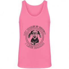Unisex Jersey Neon Tank Top