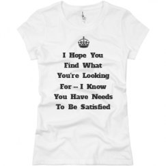 Ladies Slim Fit Basic Promo Jersey Tee