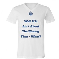 Unisex V-Neck Jersey Tee