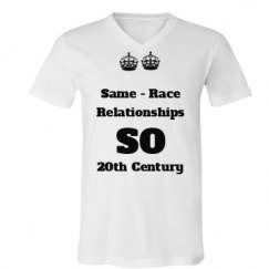 Unisex V-Neck Jersey Tee