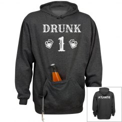 "Drunk 1" Heavyweight Hoodie