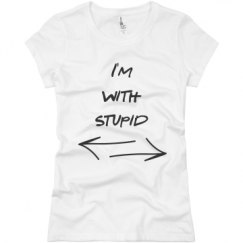 Ladies Slim Fit Basic Promo Jersey Tee