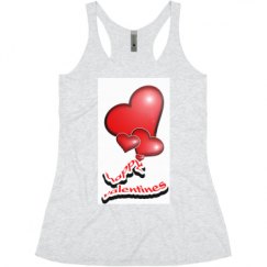 Ladies Slim Fit Super Soft Racerback Triblend Tank