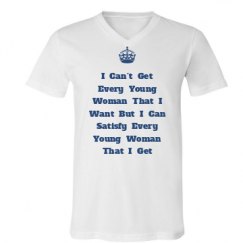 Unisex V-Neck Jersey Tee