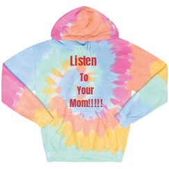 Unisex Tie-Dye Fleece Hoodie
