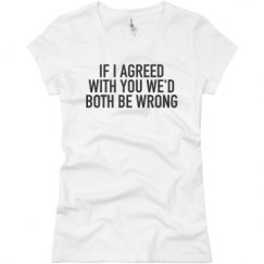 Ladies Slim Fit Basic Promo Jersey Tee