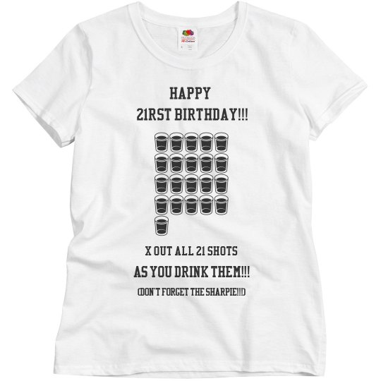 21RST BIRTHDAY SHIRT
