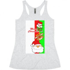 Ladies Slim Fit Super Soft Racerback Triblend Tank