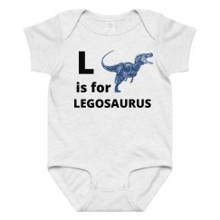 L is for Legosaurus Kids Onesies