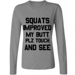 Ladies Relaxed Fit Basic Long Sleeve Tee