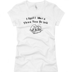 Ladies Slim Fit Basic Promo Jersey Tee