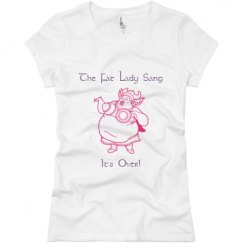 Ladies Slim Fit Basic Promo Jersey Tee