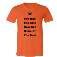 Unisex V-Neck Jersey Tee