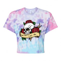 Women's Tie Dye Crop Top Tee
