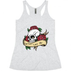 Ladies Slim Fit Super Soft Racerback Triblend Tank