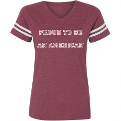 Women's Proud to be an American
