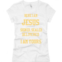 Ladies Slim Fit Basic Promo Jersey Tee