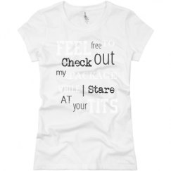 Ladies Slim Fit Basic Promo Jersey Tee