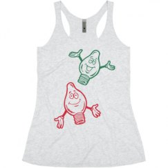 Ladies Slim Fit Super Soft Racerback Triblend Tank