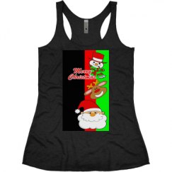 Ladies Slim Fit Super Soft Racerback Triblend Tank