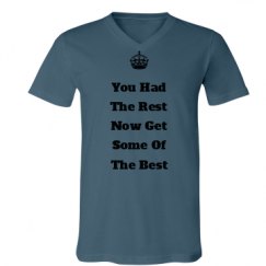 Unisex V-Neck Jersey Tee