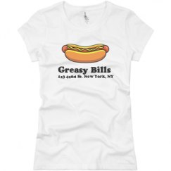 Ladies Slim Fit Basic Promo Jersey Tee