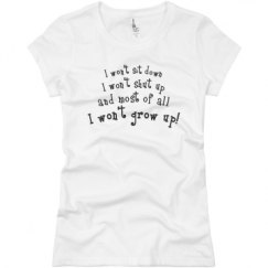 Ladies Slim Fit Basic Promo Jersey Tee