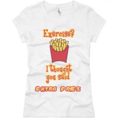 Ladies Slim Fit Basic Promo Jersey Tee