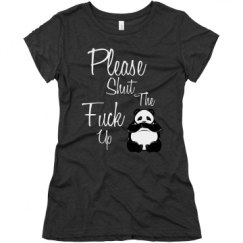 Ladies Slim Fit Super Soft Triblend Tee