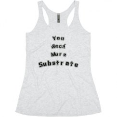 Ladies Slim Fit Super Soft Racerback Triblend Tank