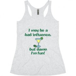 Ladies Slim Fit Super Soft Racerback Triblend Tank