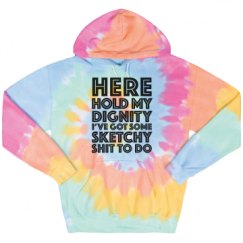 Unisex Tie-Dye Fleece Hoodie