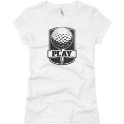Ladies Slim Fit Basic Promo Jersey Tee