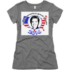 Ladies Slim Fit Super Soft Triblend Tee