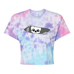 Women's Tie Dye Crop Top Tee