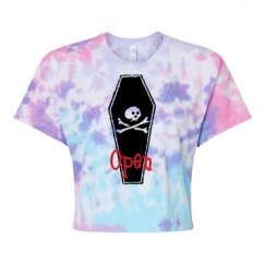 Women's Tie Dye Crop Top Tee