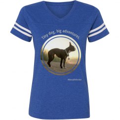 Tiny dog, big adventures hiking tee