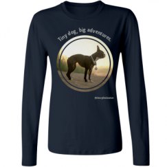 Ladies Relaxed Fit Basic Long Sleeve Tee