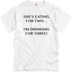 SHE'S EATING FOR TWO