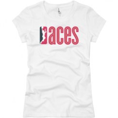 Ladies Slim Fit Basic Promo Jersey Tee
