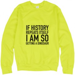 Unisex Neon Crewneck Sweatshirt